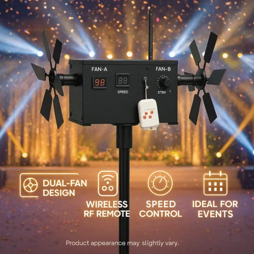 Double Side Fan Wheel Machine for Stage & Wedding Event Effects