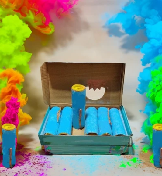 Multi-Color Cold Pyro  Refill Pack of 6 for Haldi and Mhendi